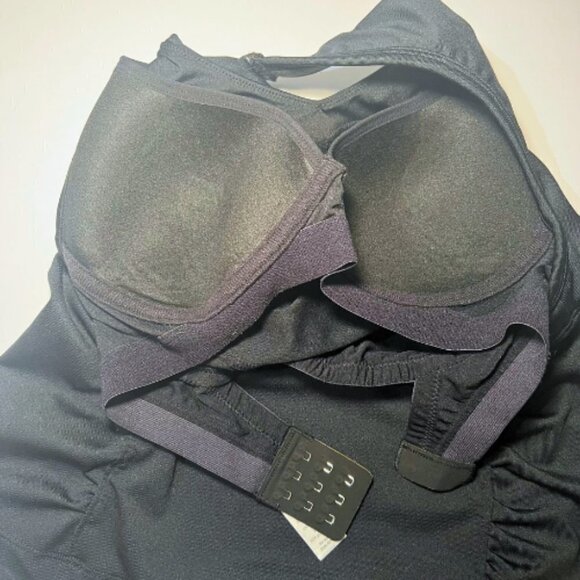 ATHLETA V-Neck Active Tank Ruched Sides Built-In Bra Size 34B - Picture 8 of 10